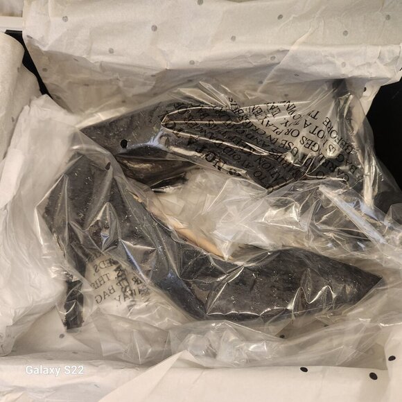 Kate Spade Black "Marabou" Heels. NIB. Size Various - Picture 10 of 14